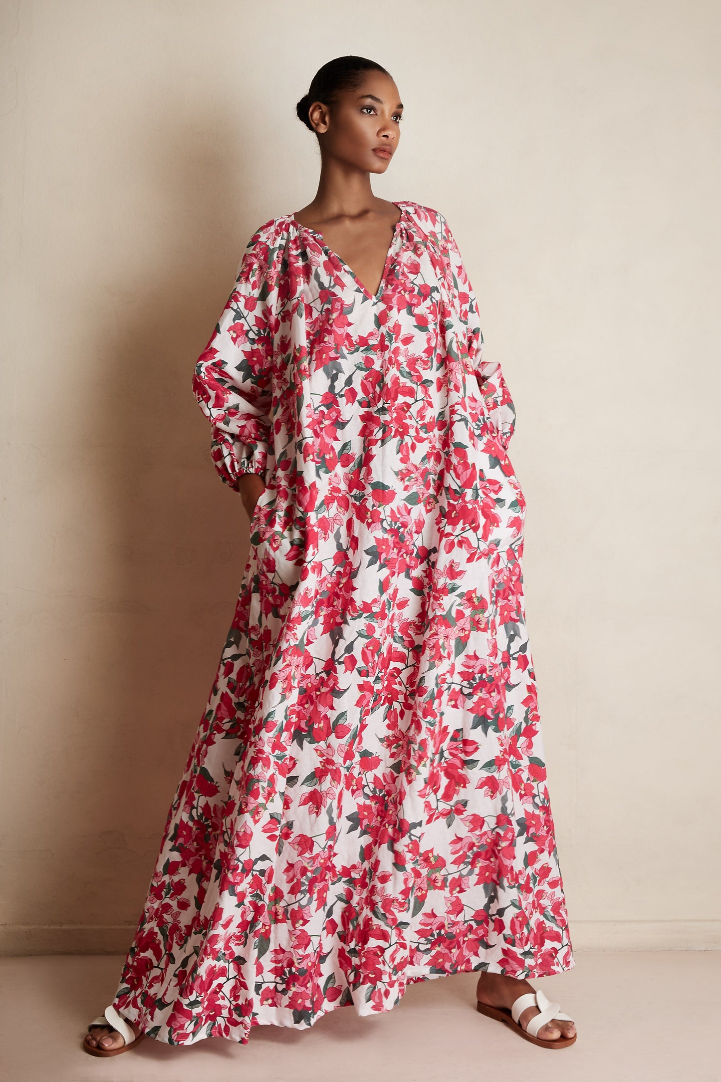 Yiorgos Koulasidis φόρεμα bougainvillea  pink dress