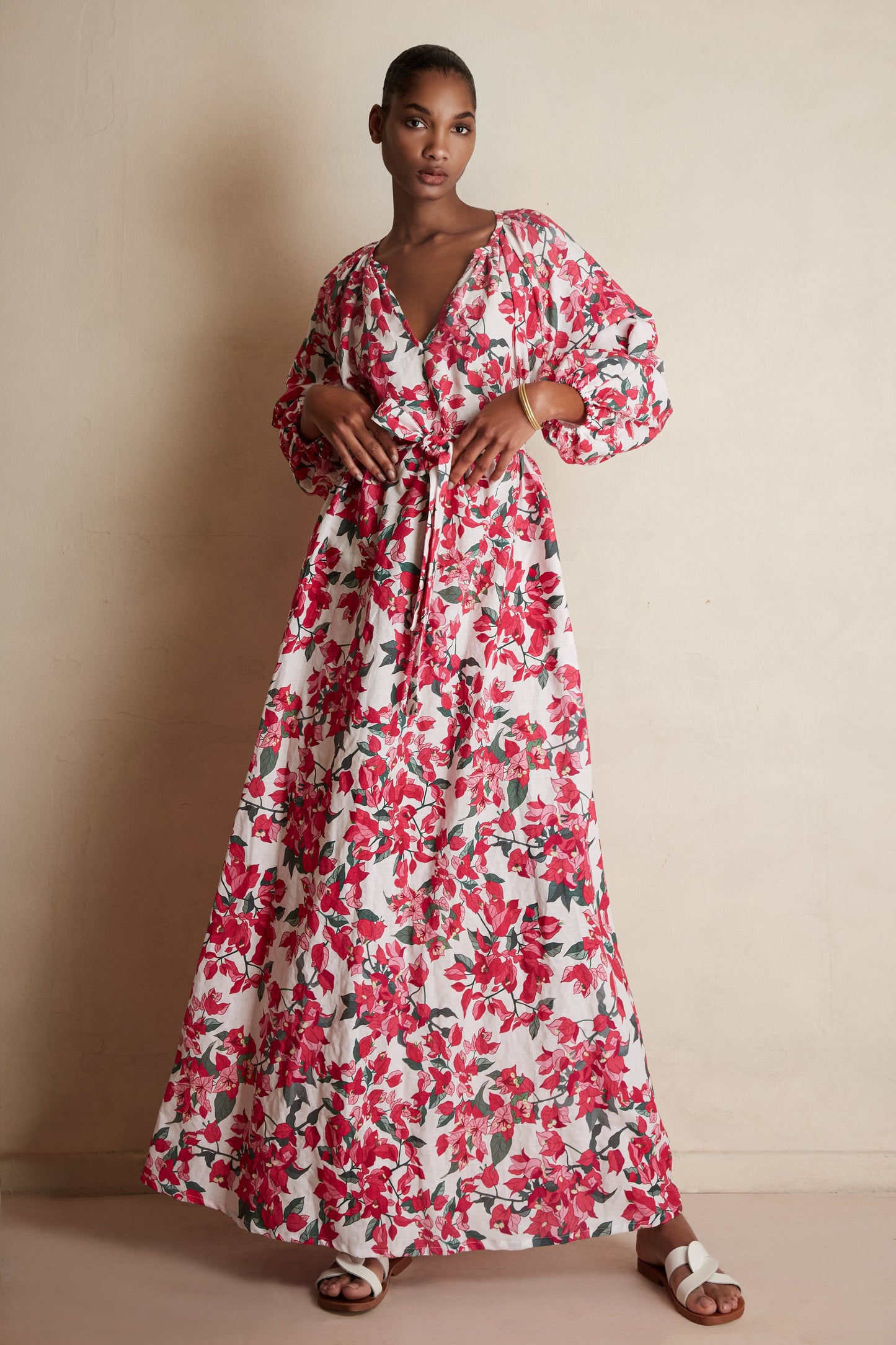 Yiorgos Koulasidis φόρεμα bougainvillea  pink dress